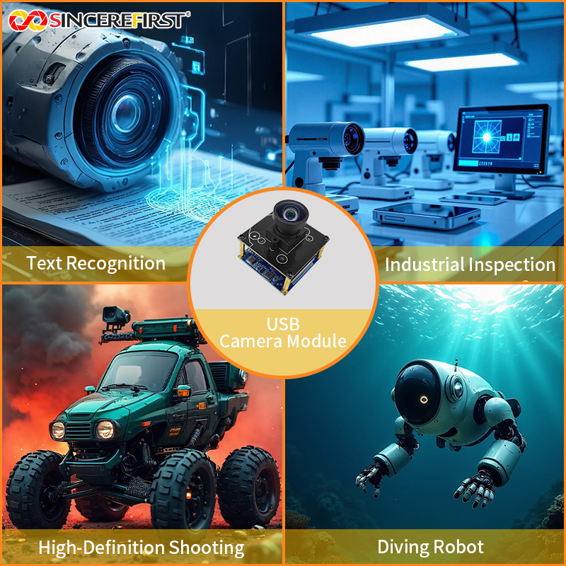 Small Type-C Interface 4k Resolution Sony Imx415 Color Sensor USB Camera Module