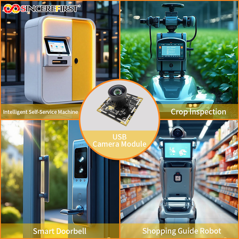 Global Shutter Global Exposure 2MP CMOS Sensor USB-C Camera Module